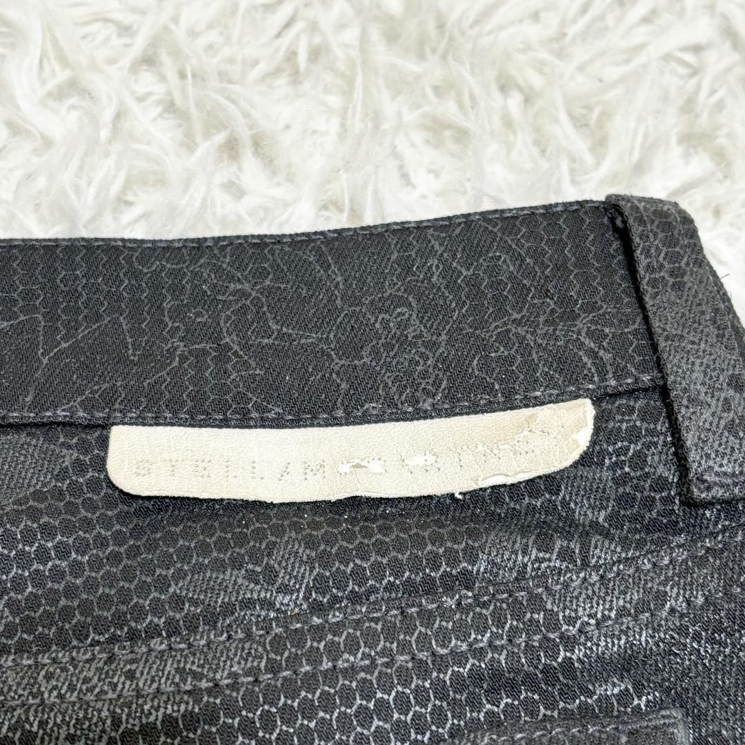 STELLA McCARTNEY レザー調 コットンパンツ 25 花柄 DECORATOM_COM_BR