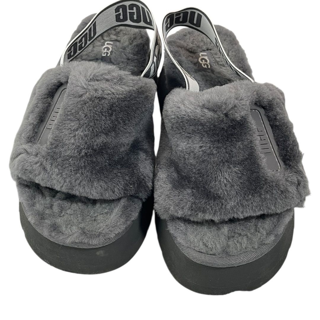 アグ UGG ディスコスライド ムートン ファーサンダル 厚底 22cm 22.5cm レディース