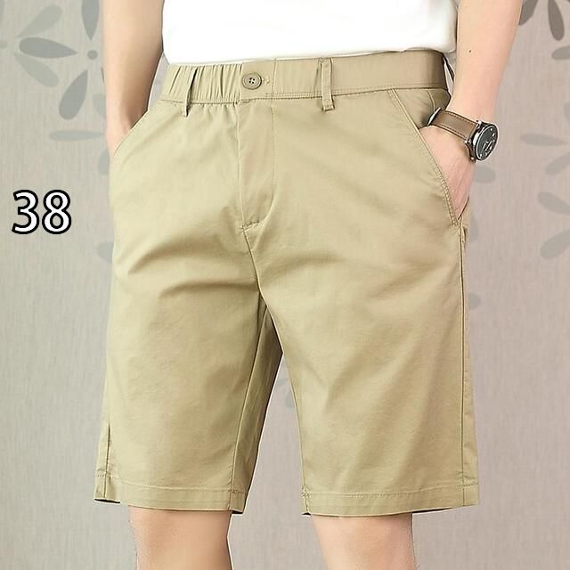 [38]メンズ ファッション 服 男性用 オシャレ シンプル 大人 かっこいい 大きいサイズ ストリート 紳士服 カジュアル ショート パンツ 夏 薄手 ゆったり ストレート スーツ ハーフ パンツ 五分丈 パンツ 夏