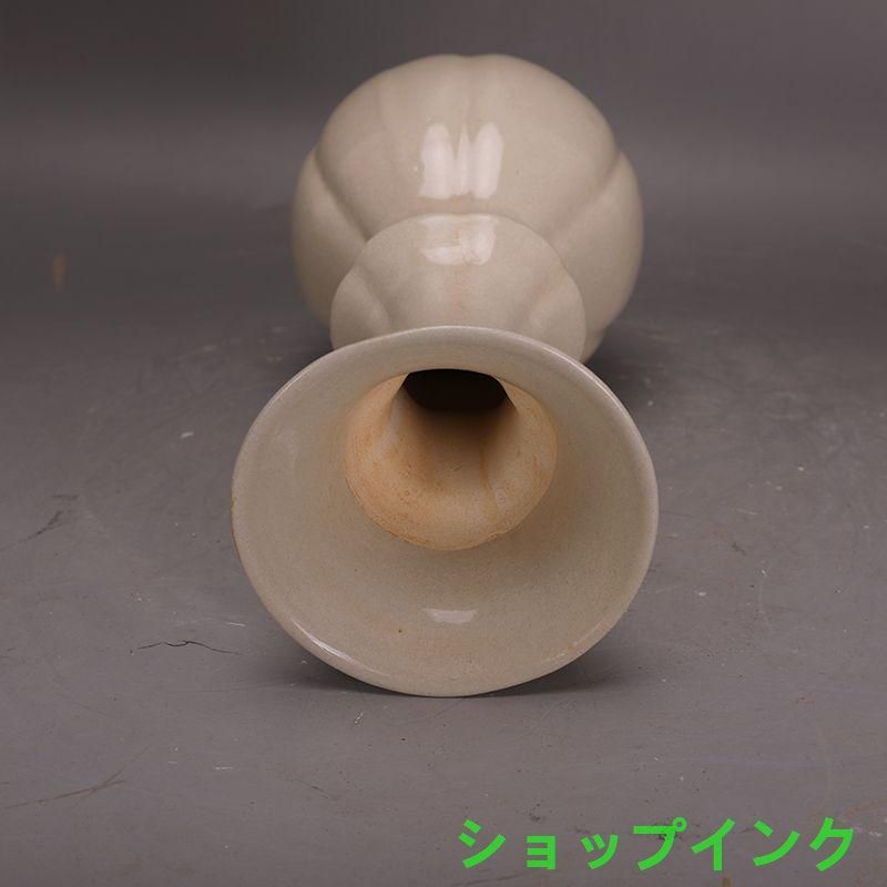宋定窯白釉花瓶を開きま 景徳鎮 陶磁器 装飾品 現代工芸品美術品