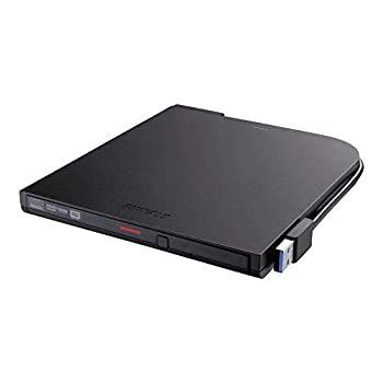 BUFFALO USB3.1 Gen1 ポータブルDVD 再生 書込みソフト添付 DVSM-PTS8U3-BKA