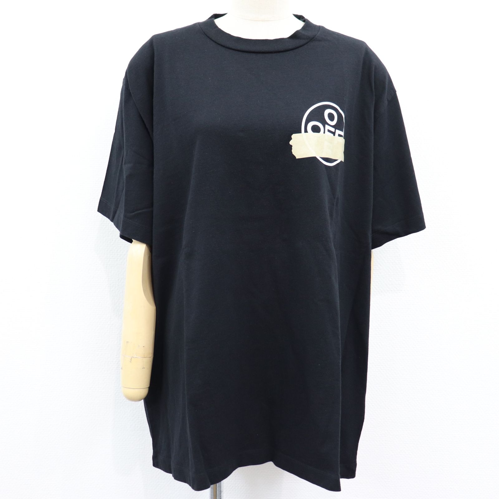 ITM0HO0GASYW OFF-WHITE オフホワイト Tシャツ テープ オーバーサイズ 