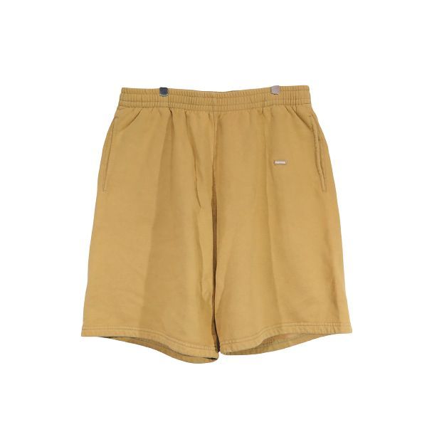SUPREME シュプリーム 24SS OVERDYED SMALL BOX SWEATSHORT オーバーダイ スモール ボックス スウェット ショーツ サンド ハーフ ショート パンツ ボトムス サイズXL jun
