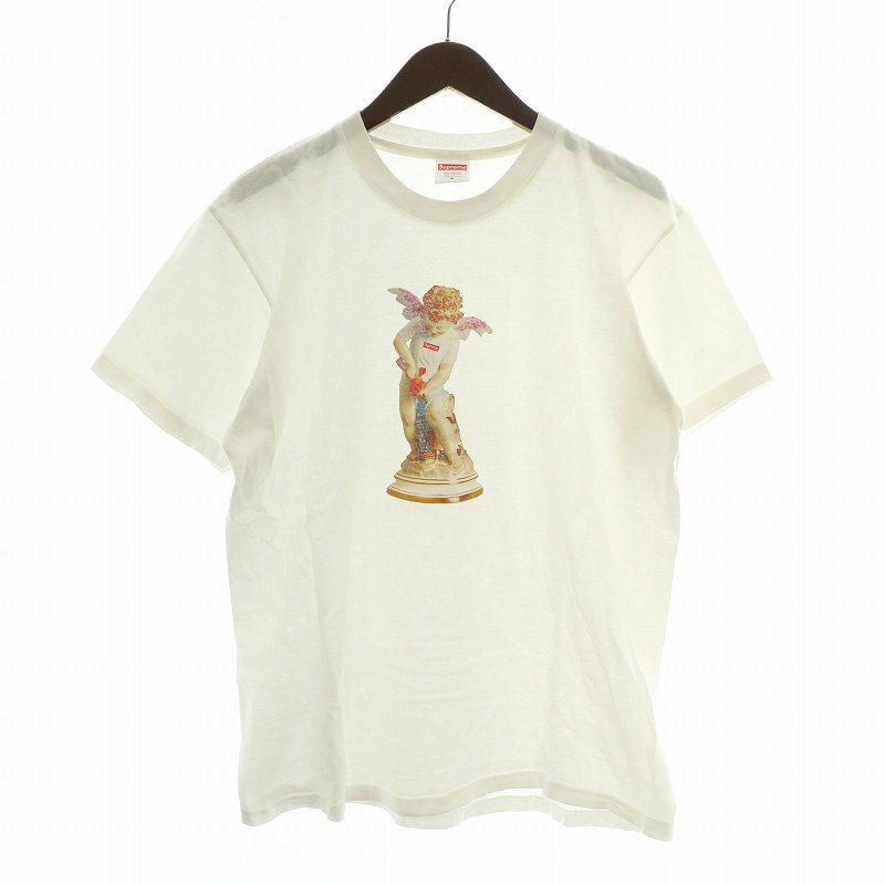 シュプリーム SUPREME 19SS Cupid Tee Tシャツ カットソー 半袖 クルーネック キューピッド 天使 プリント M 白 ホワイト |XZ GY12