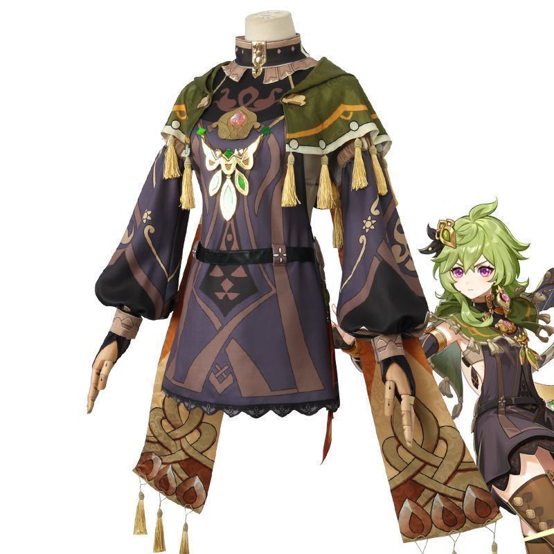 コスプレ衣装原神コレイハロウィンヒロインコスチュームCollei子供クリスマス制服大人ウイッグ付きイベント