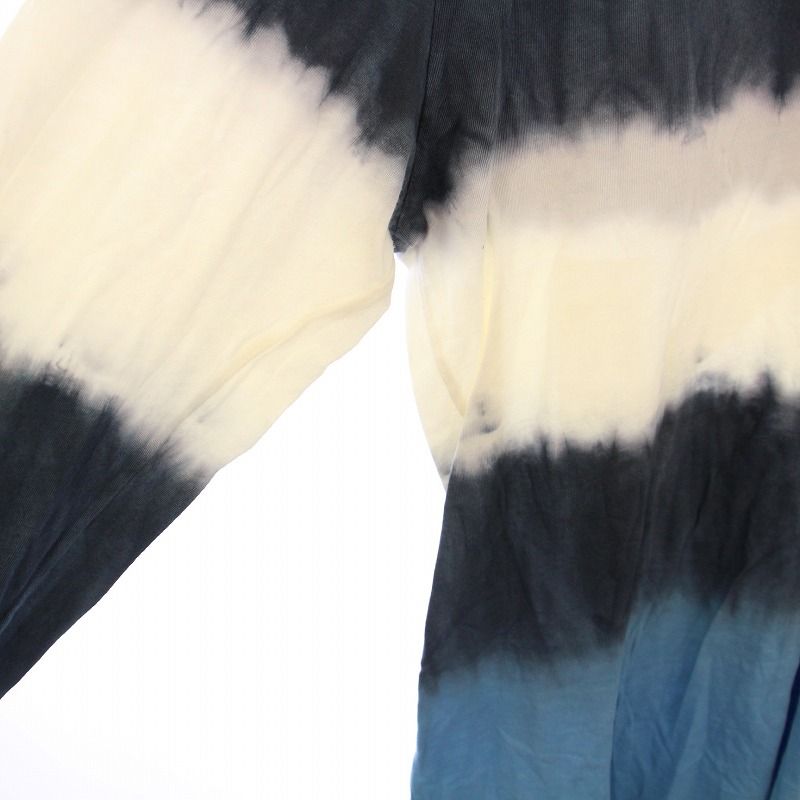 オフホワイト OFF WHITE バックアロータイダイ Tシャツ ロンT 長袖  