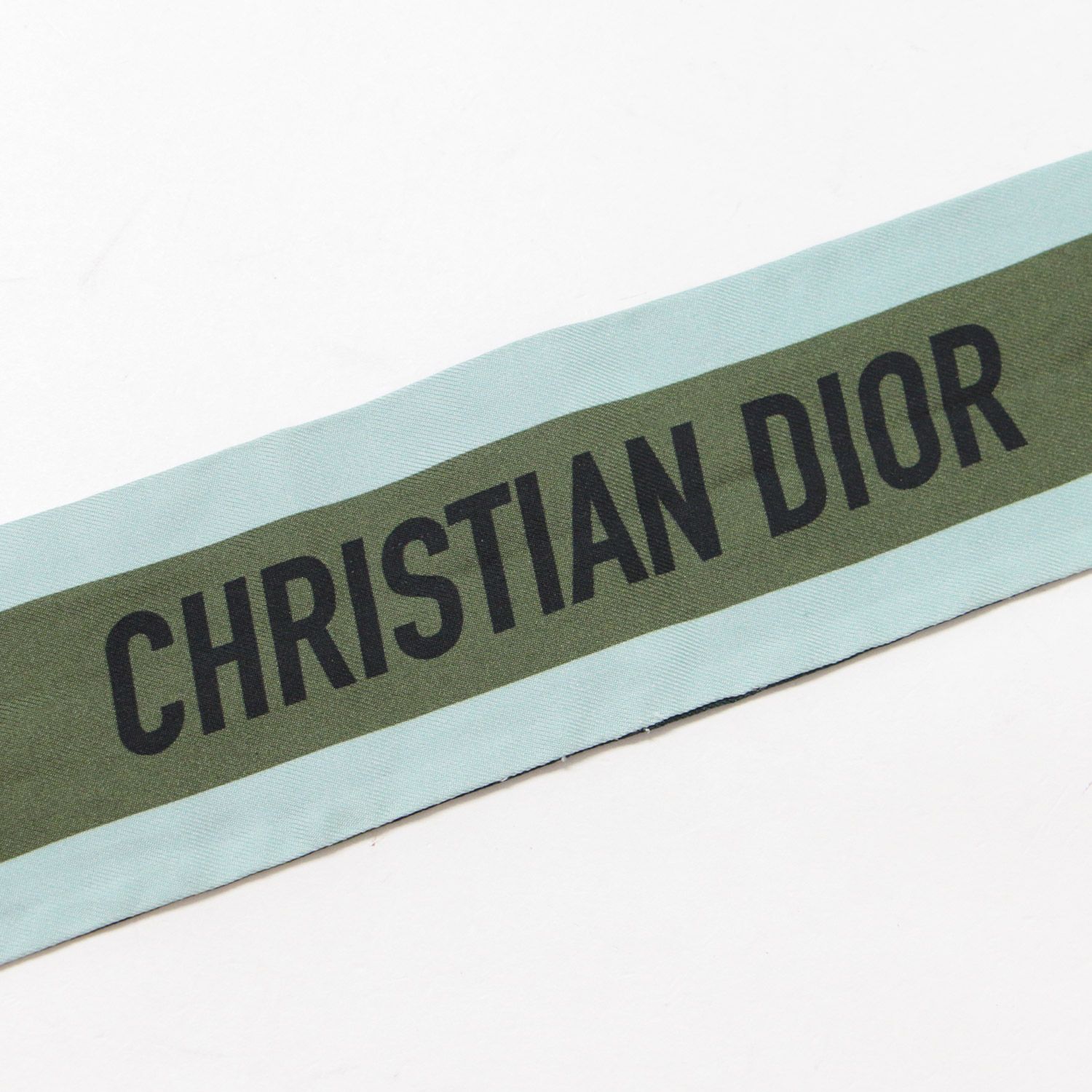 Christian Dior クリスチャンディオール スカーフ タイ リボンスカーフ リバーシブル 2WAY ロゴ タイダイ プリント MISSA ミッツァ シルク 絹 ブランド【レディース】 0
