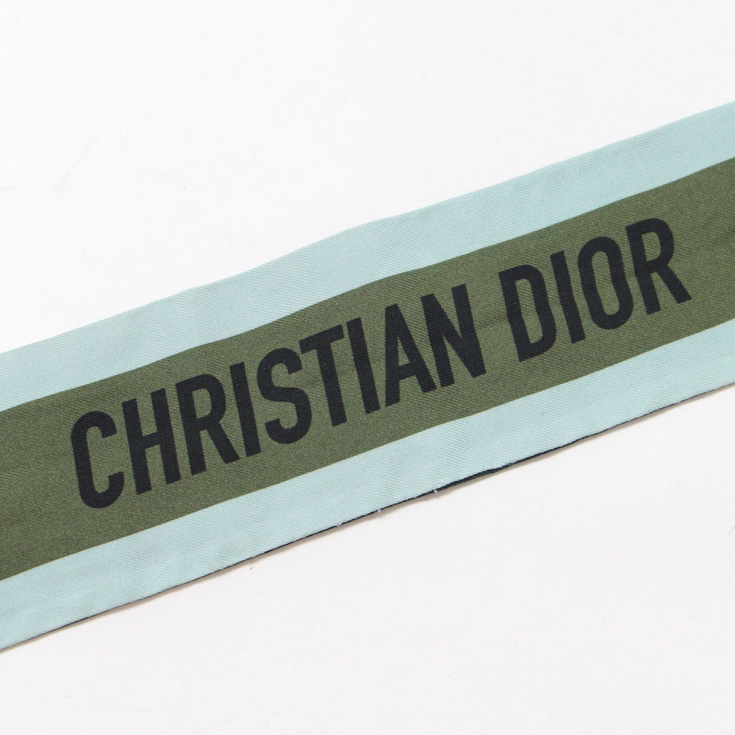 Christian Dior クリスチャンディオール スカーフ タイ リボンスカーフ リバーシブル 2WAY ロゴ タイダイ プリント MISSA ミッツァ シルク 絹 ブランド【レディース】
