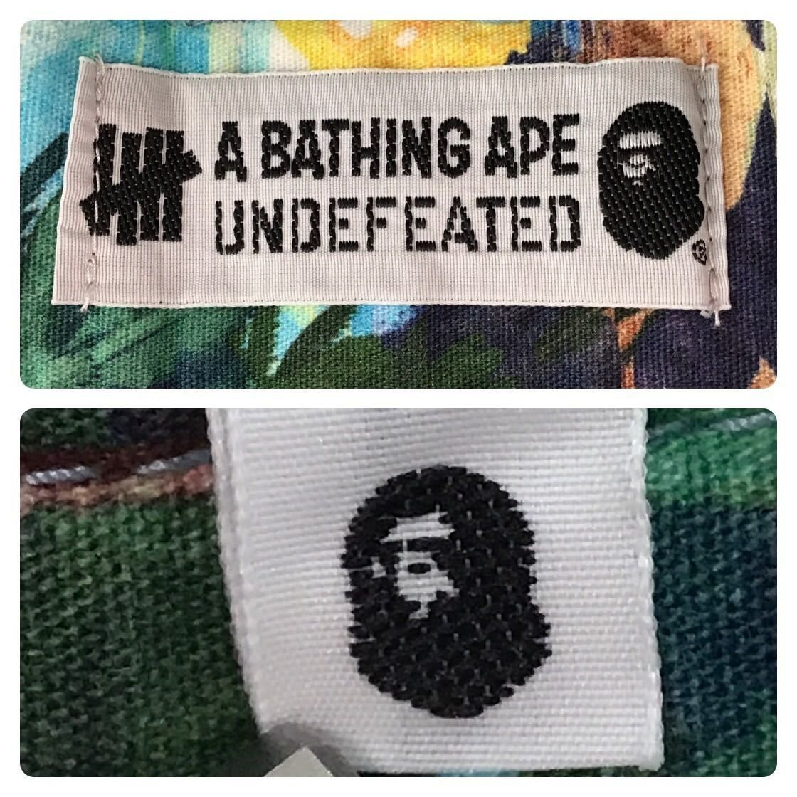 undefeated × BAPE ハーフパンツ Sサイズ a bathing ape shorts エイプ