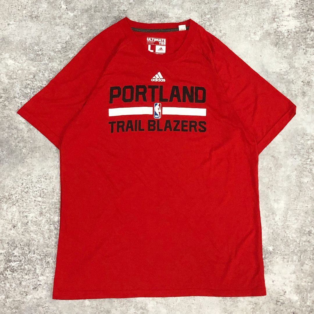 NBA ポートランド・トレイルブレイザーズ プラクティス Tシャツ adidas