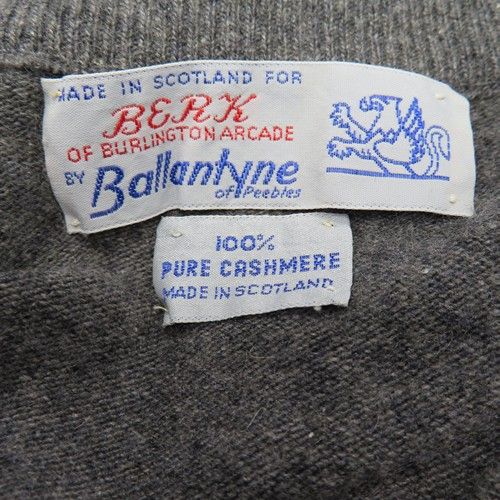 バランタイン BALLANTYNE カシミヤ ニット カーディガン Vネック