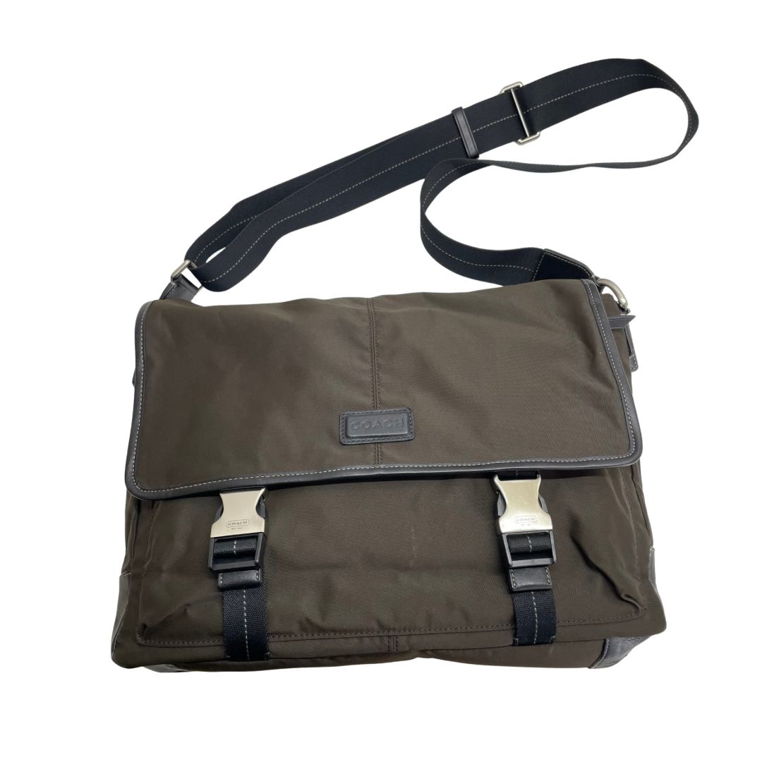 COACH＞コーチバッグ ショルダーバッグ C8141 ブラックメンズバッグ