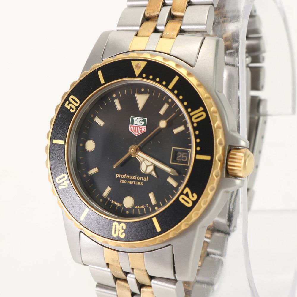 美品 TAG HEUER タグホイヤー 925213D プロフェッショナル 200m デイト