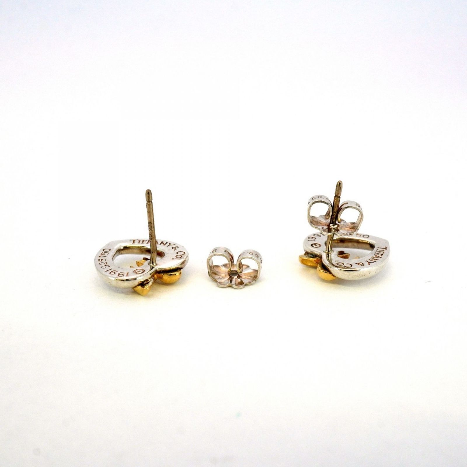 ティファニー(Tiffany) ティファニー ピアス ハートリボン 18KYG