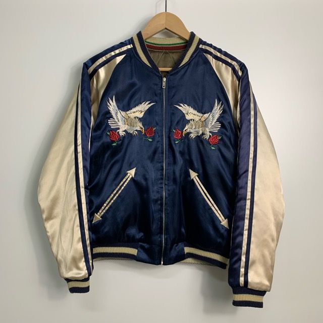 テーラー東洋 TT11146 リバーシブル スカジャン Lサイズ ALASKA サテン