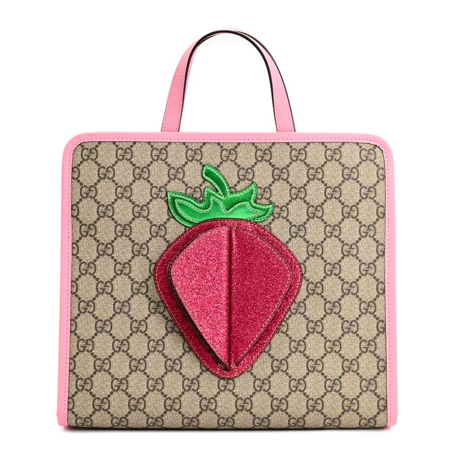 GUCCI グッチ トートバッグ チルドレンズ3Dストロベリートート