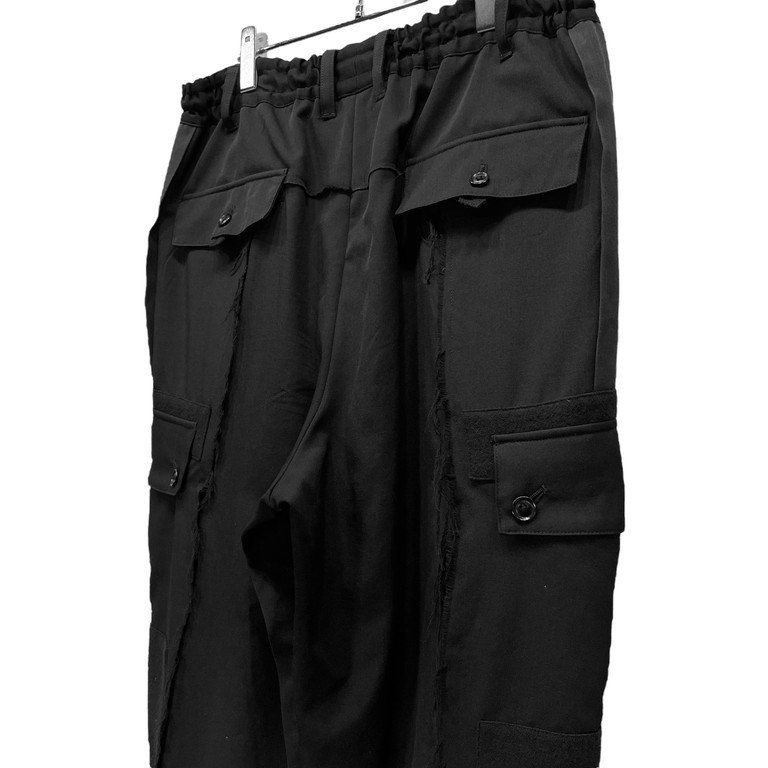 Yohji Yamamoto Pour Homme 15AW ウールギャバジンフラノパッチワーク