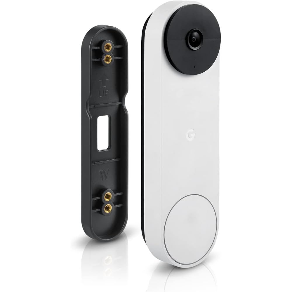 Wasserstein ドリル不要マウント Google Nest Doorbell (バッテリー) 対応 ドリル不要 壁を保護 