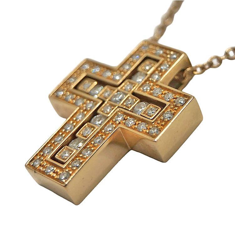  DAMIANI ダミアーニ 750 PG ベルエポック ダイヤモンド ネックレス XSサイズ ペンダント ピンクゴールド ネックレス アクセサリー