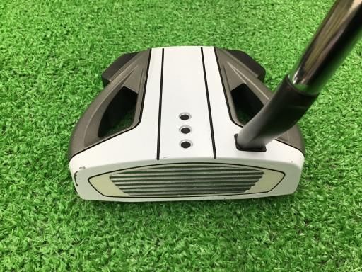 公式オンラインショップ！ テーラーメイド Spider EX PLATINUM WHITE スモールスラント 34インチ パター PT スチール フレックスその他 メンズ 男性用 右利き 右用 Cランク ゴルフクラブ 儚げスタイリッシュ