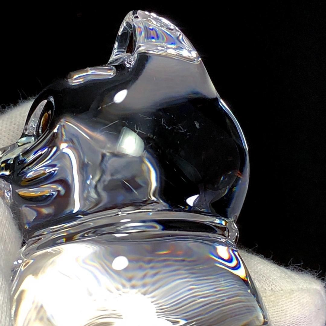 箱付き】Baccarat バカラ／招き猫 クリスタル フィギュリン