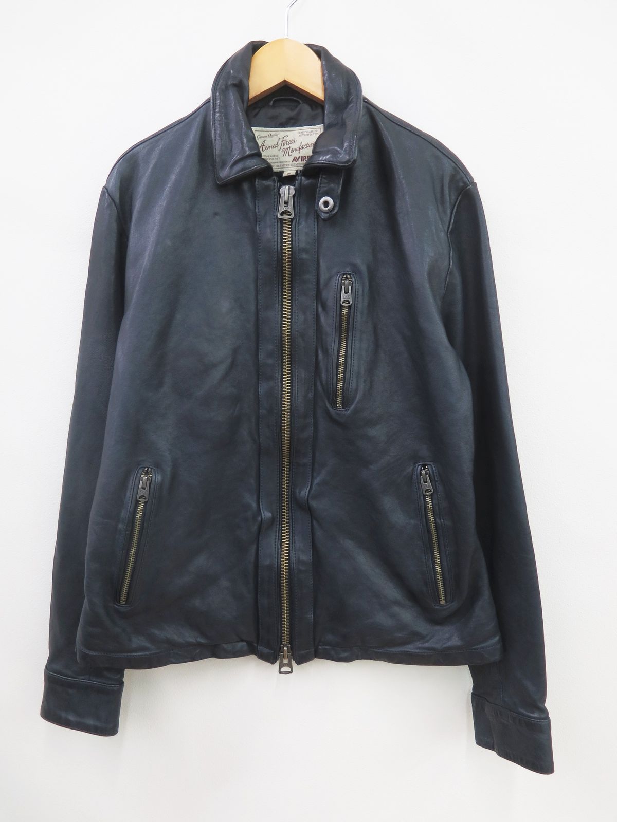 AVIREX アヴィレックス 6171075 SHEEP RIDERS JACKET ライダースジャケット M - メルカリ