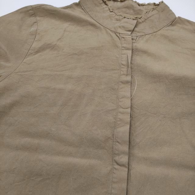 humoresque highneck frill shirt KA2201c 定価51700円 シルクコットン
