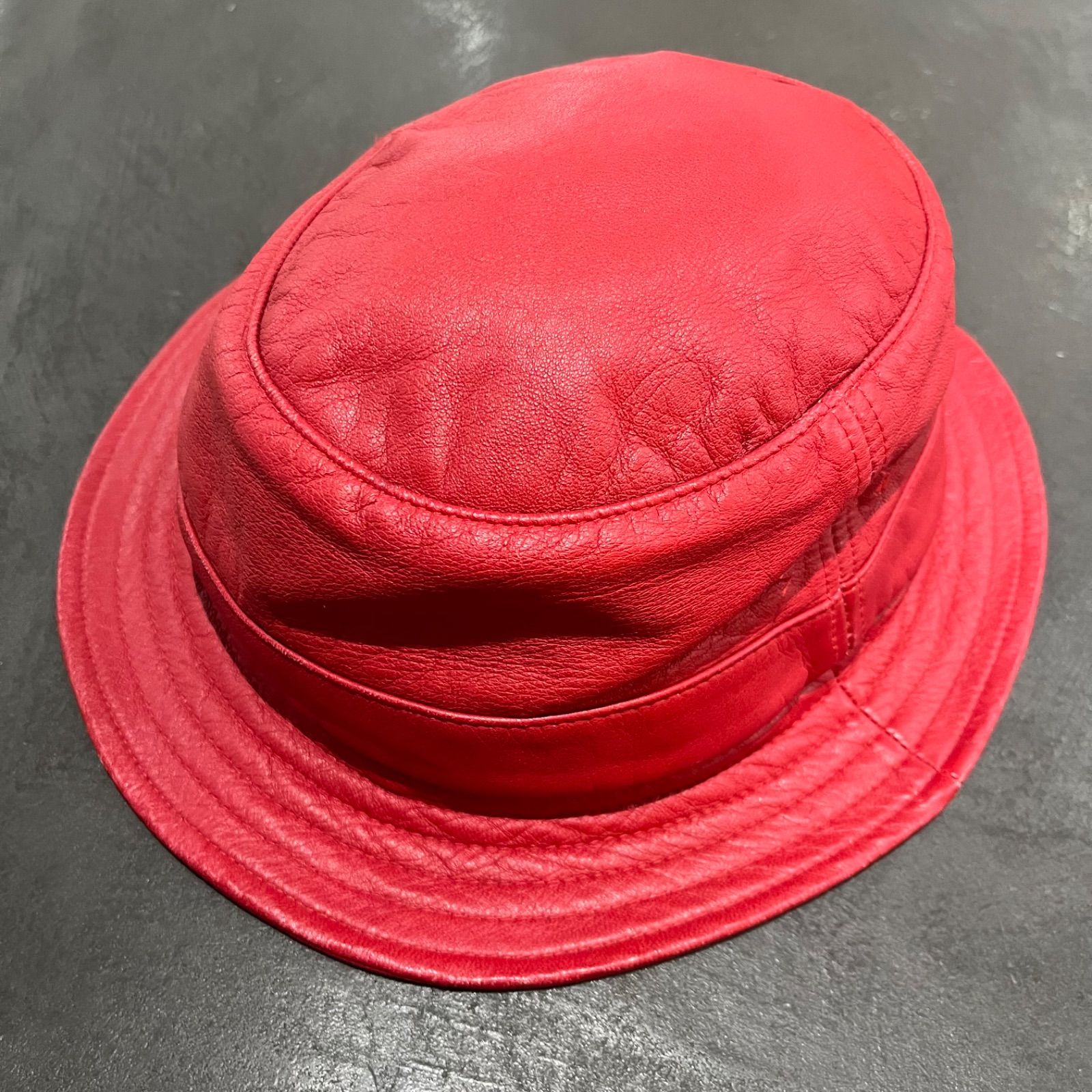 SUPREME Leather Crusher レザークラッシャーバケットハット 帽子