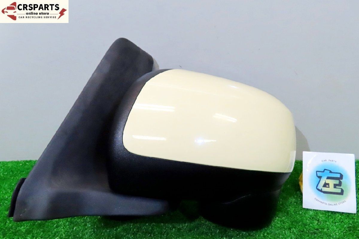 タント LA600S 純正 FA 5P 動OK ドア サイド ミラー 左 アダーミラー付 T19 No 13647