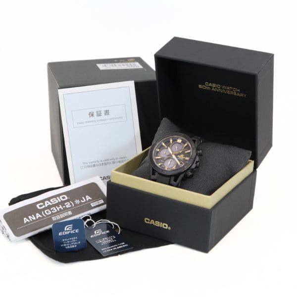 腕時計 メンズ カシオ クォーツ ケース幅50mm エディフィス クロノグラフ ステンレスベルト シルバー/ブラック×ローズゴールド色 CASIO 113QEFR549D1B9 腕時計 メンズ カシオ クォーツ ケース幅50mm エディフィス クロノ