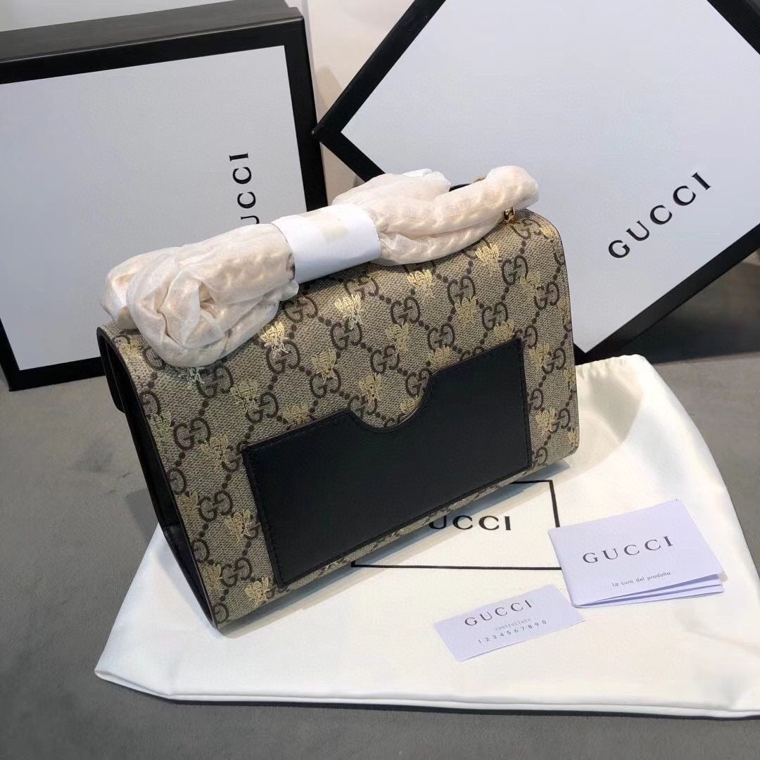 今日特価】GUCCI ブラック 20x15 409487 フォルムショルダー