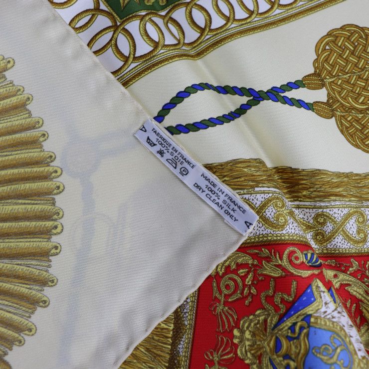 HERMES シルクスカーフ サーベル飾り袋 HERMES エルメス カレ 90 サーベル飾り袋 HERMES Carre Silk