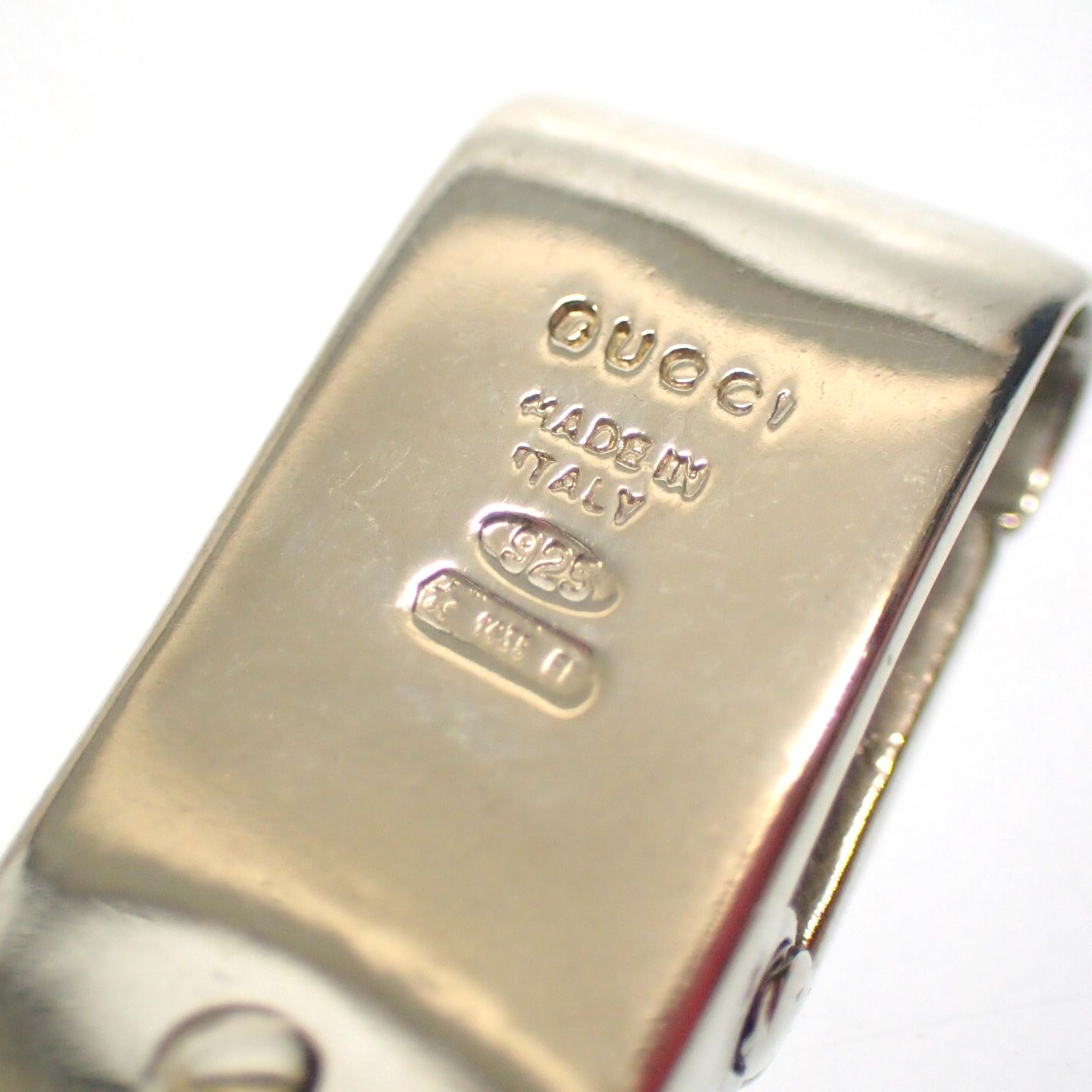 グッチ ブレスレット G金具 SV925 シルバー 箱 GUCCI【AFI9