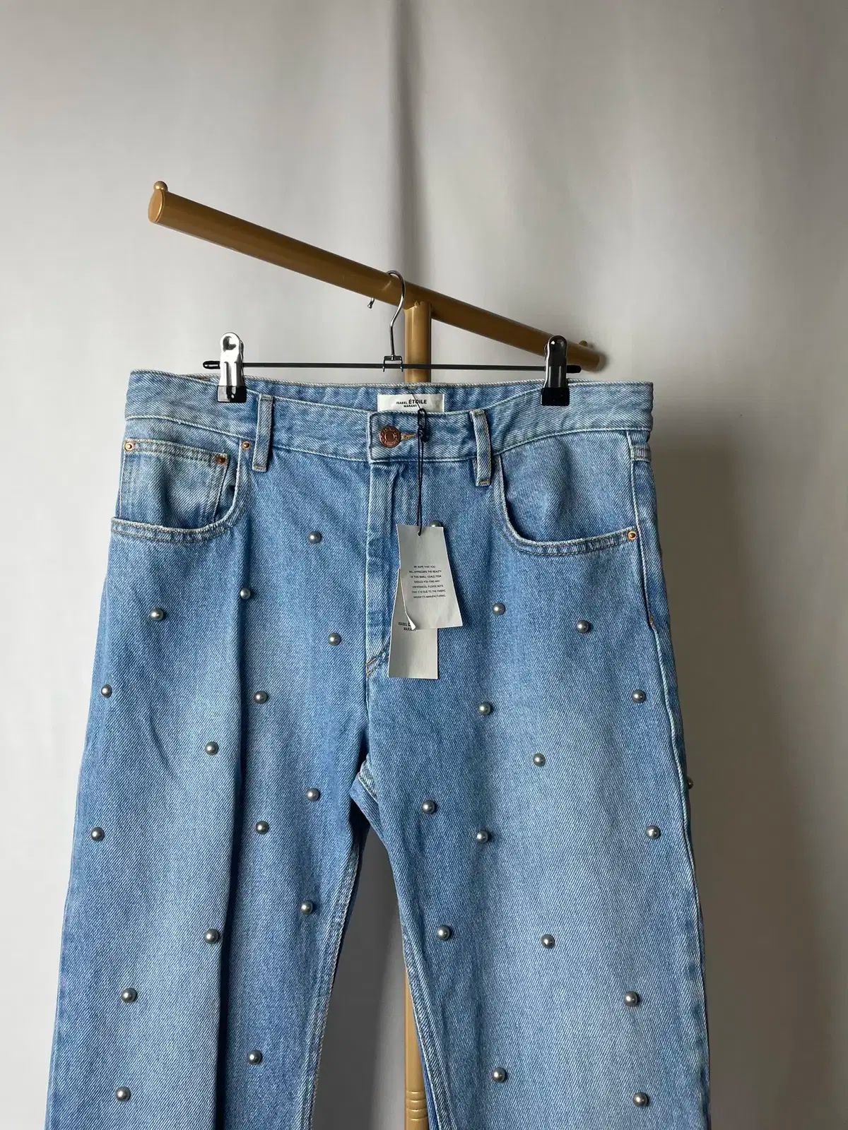 38 Isabel Marant イサベル マラン エトワール スタッズ ガールフレンド デニムジーンズ