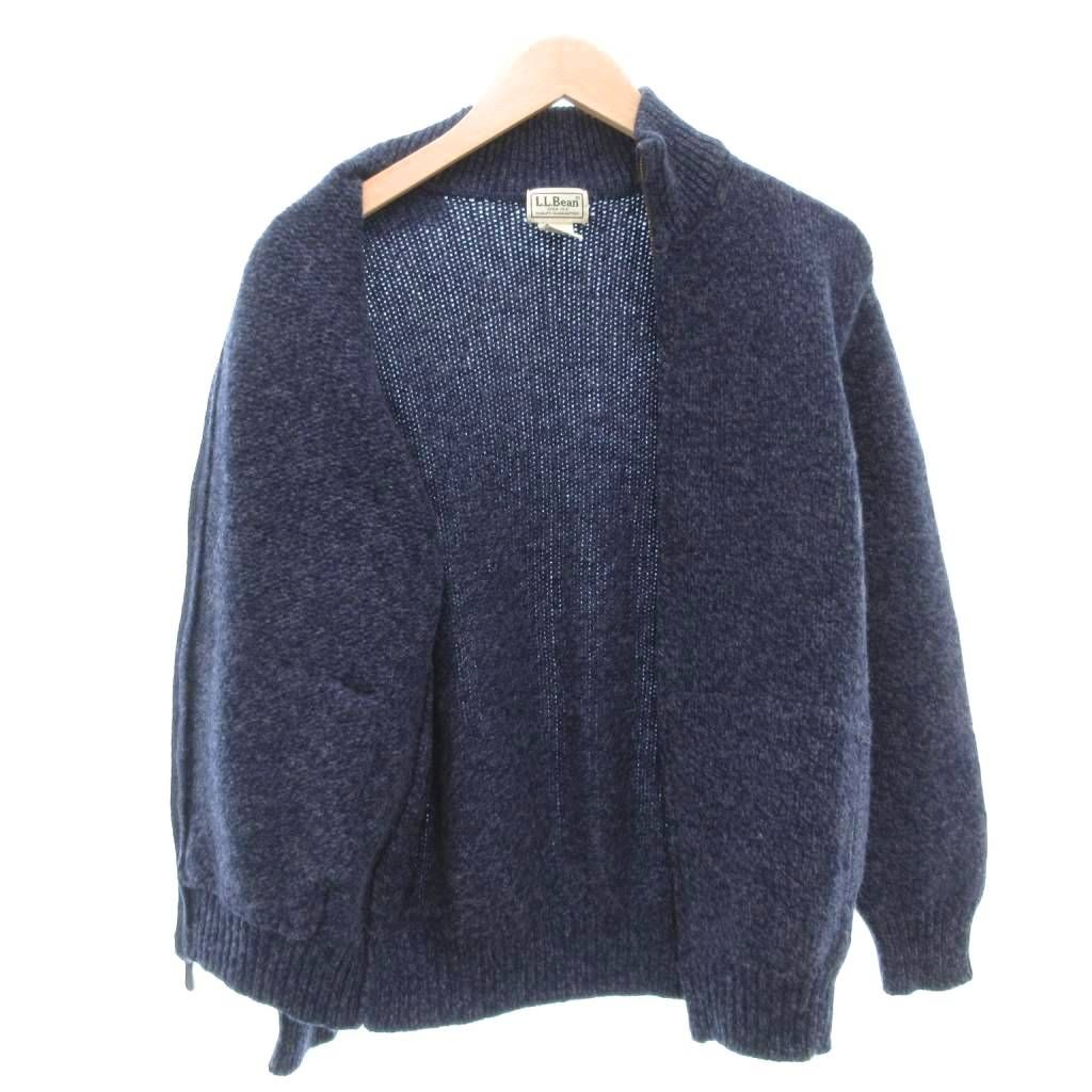 極美品✨ LLBEAN ドライバーズ ニット ネイビー Lサイズ 厚手 90s エルエルビーン L.L.BEAN 90s ヴィンテージ ドライバーズ ニット
