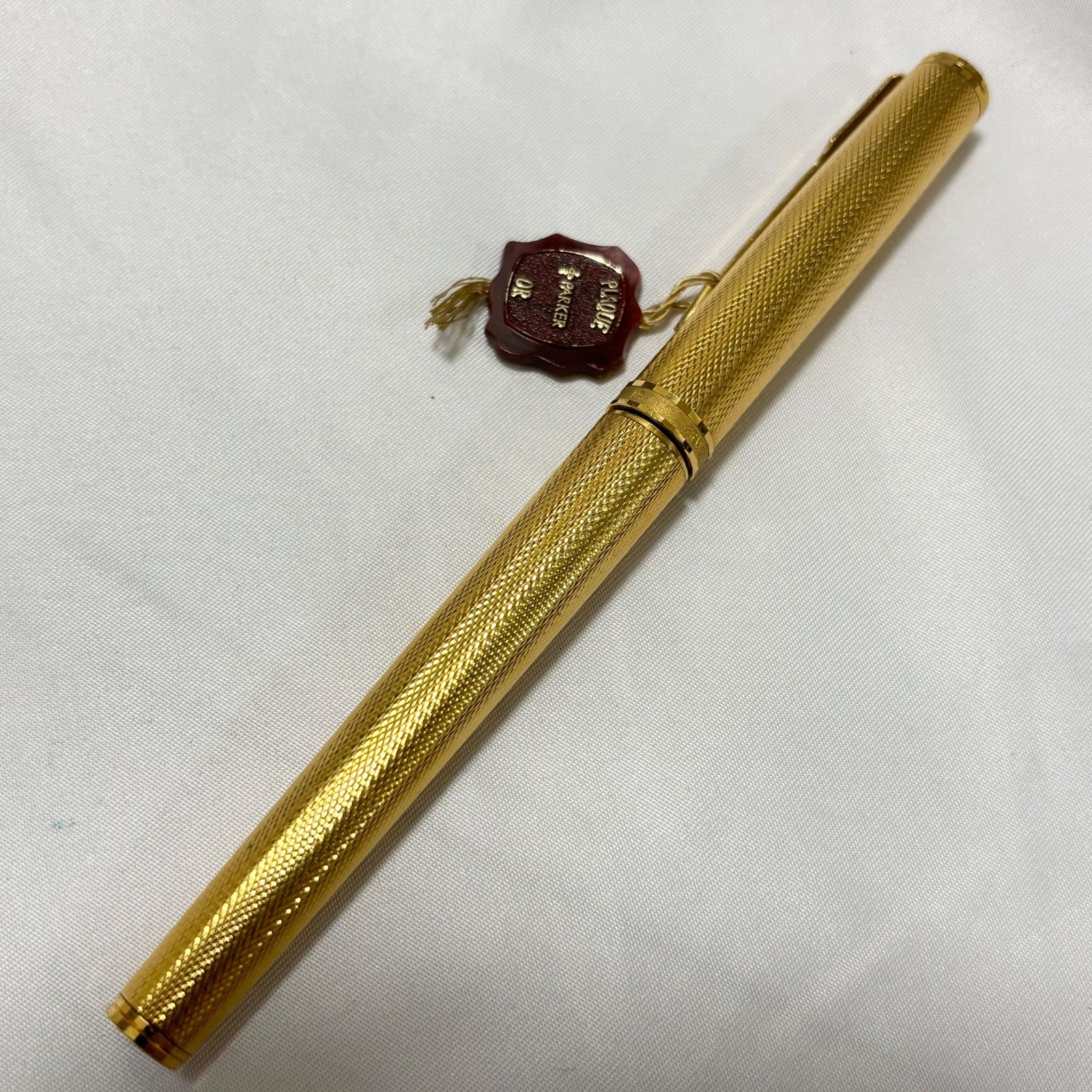 PARKER パーカー 万年筆 ゴールド ペン先18K 750 筆記用具 文房具 筆記未 ジャンク品扱い 品