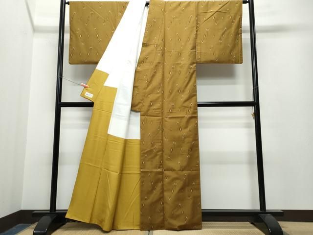 平和屋着物○上質な紬 絣文様 やまと誂製 正絹 逸品 CAAT7027vf - メルカリ