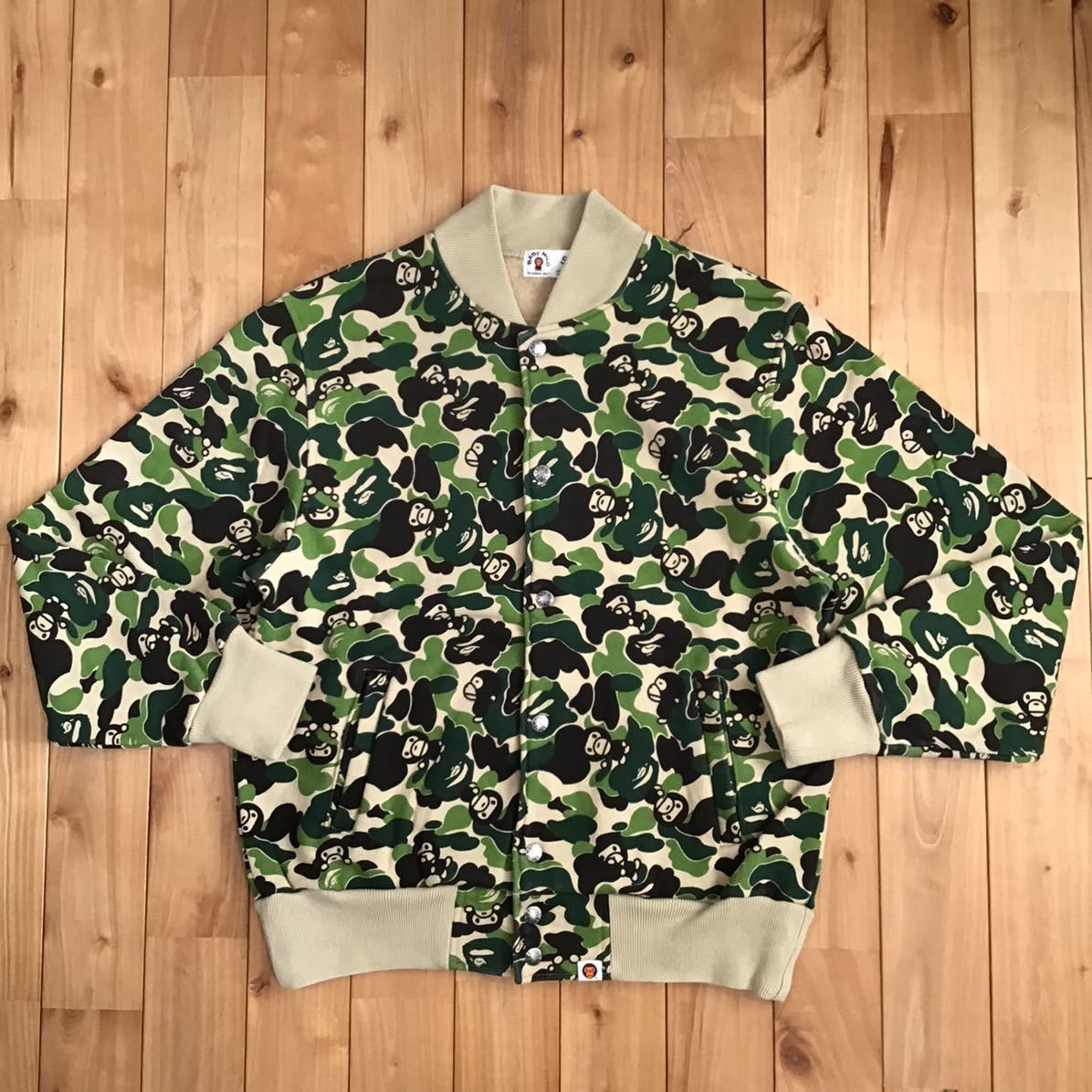 BAPE スウェット スタジャン 1st CAMO BAPE スウェット スタジャン 1st CAMO APE アベイシングエイプ 1stカモ