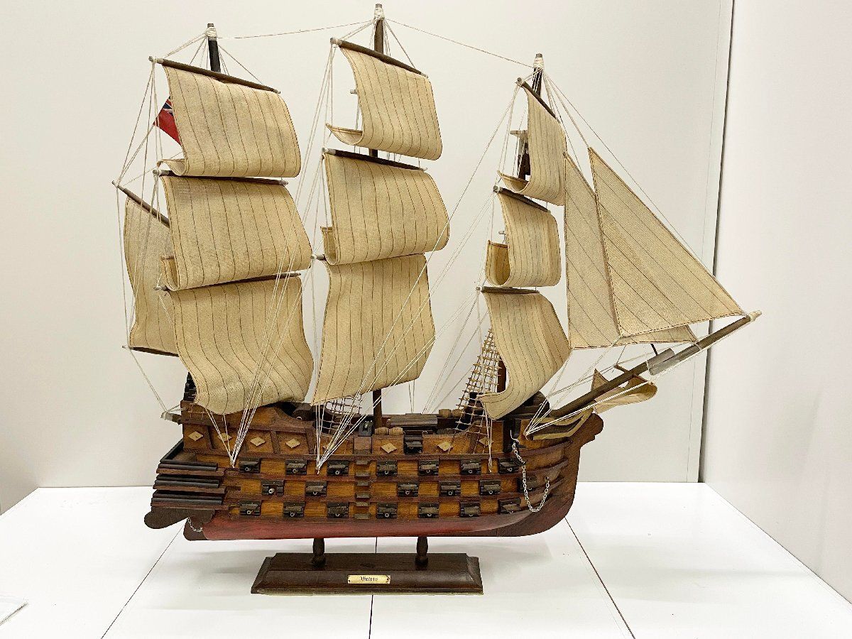 □帆船模型 ヴィクトリー号 イギリス フラガータ エスパニョーラ戦艦