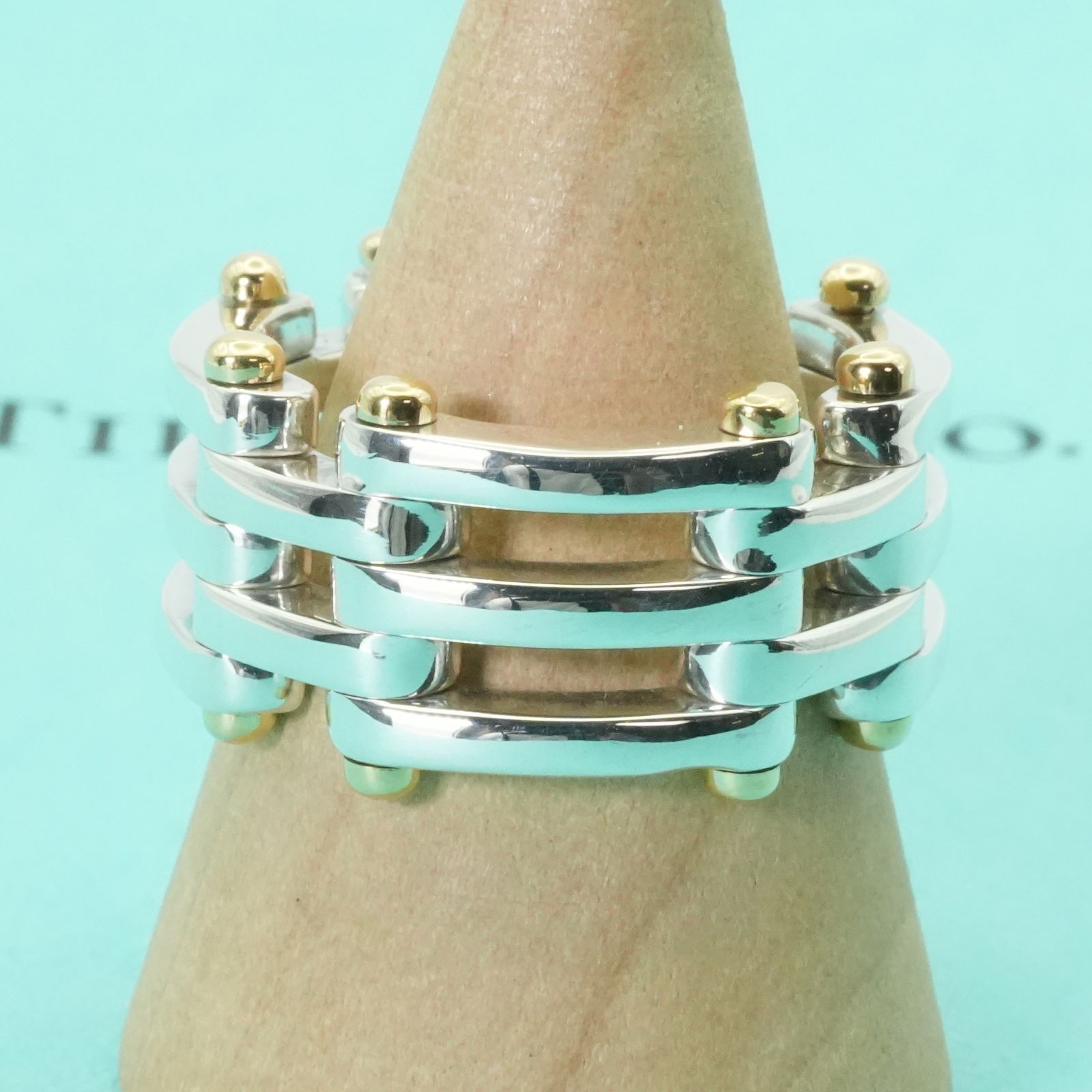 極美品 12.5号 ティファニー コンビ ゲート リング/24-5698S - メルカリ 