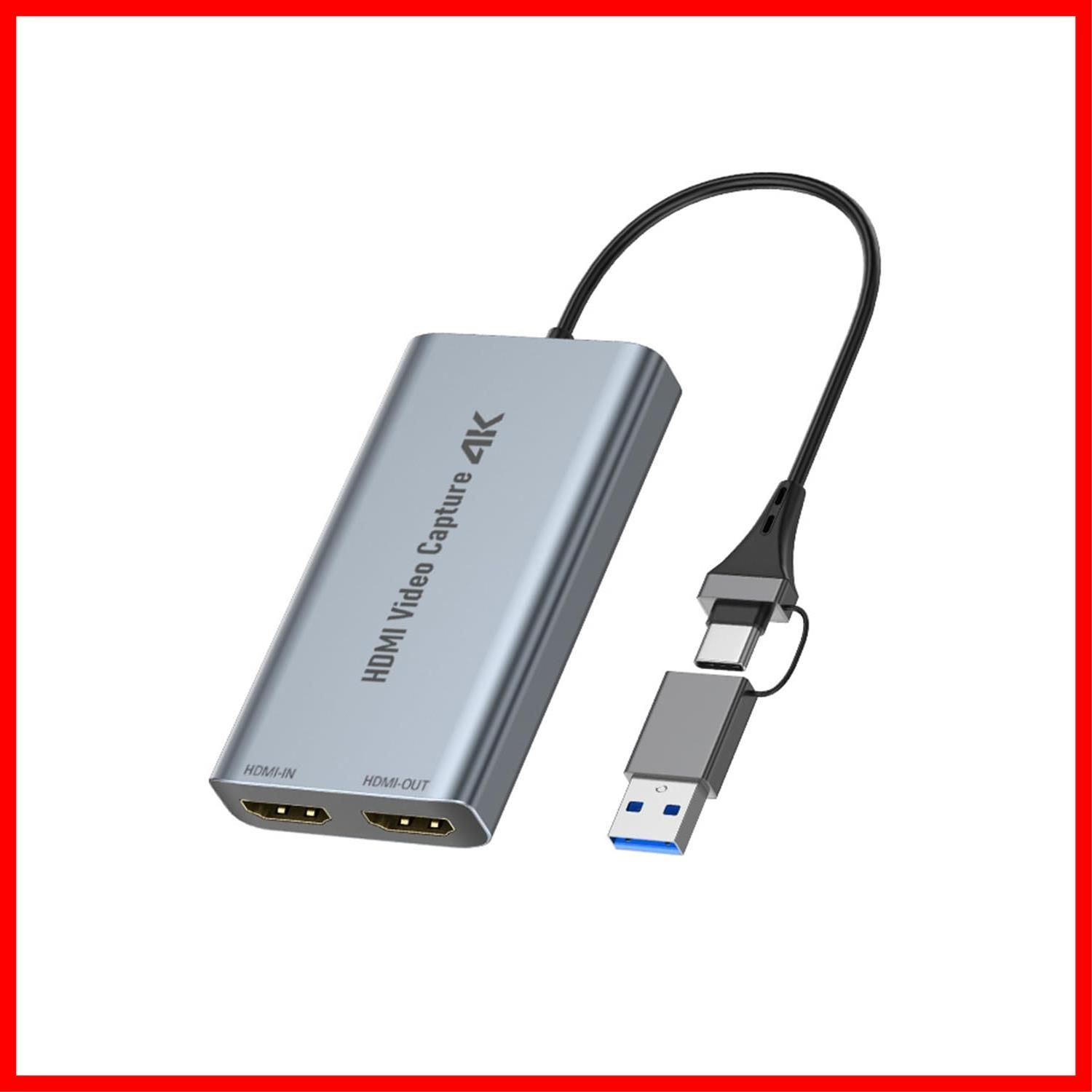 特価セール】キャプチャーボード パススルー HDMI USB3.0 60fps ビデオ