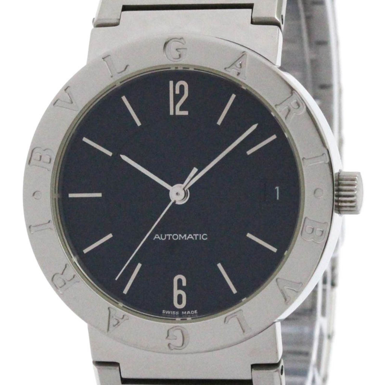 ブルガリ BVLGARI ブルガリブルガリ ステンレススチール 自動巻き メンズ 時計 BB33SS AUTO 外装仕上げ済み