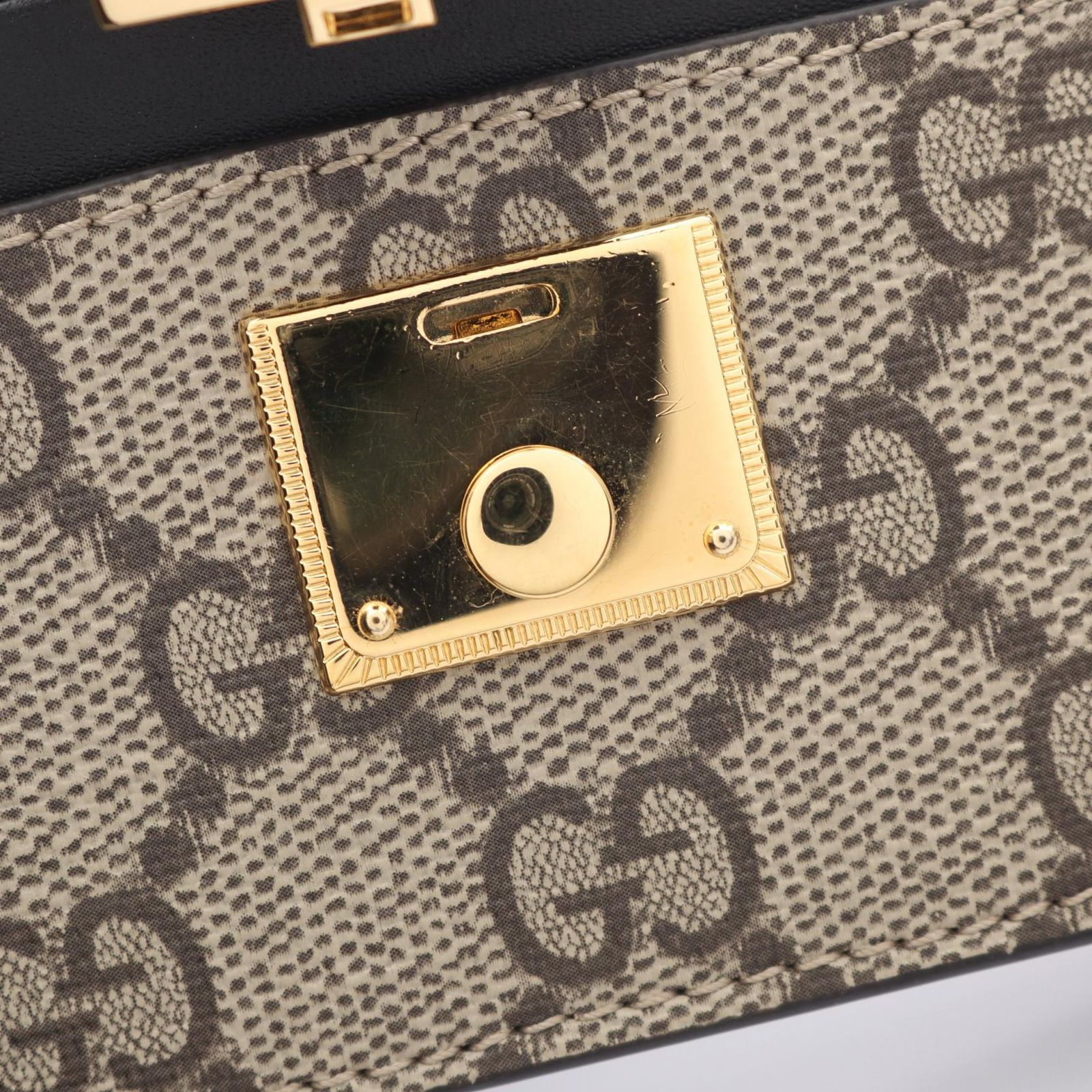 グッチ GUCCI コインケース GGスプリーム 779804 ベージュ/ブラウン 