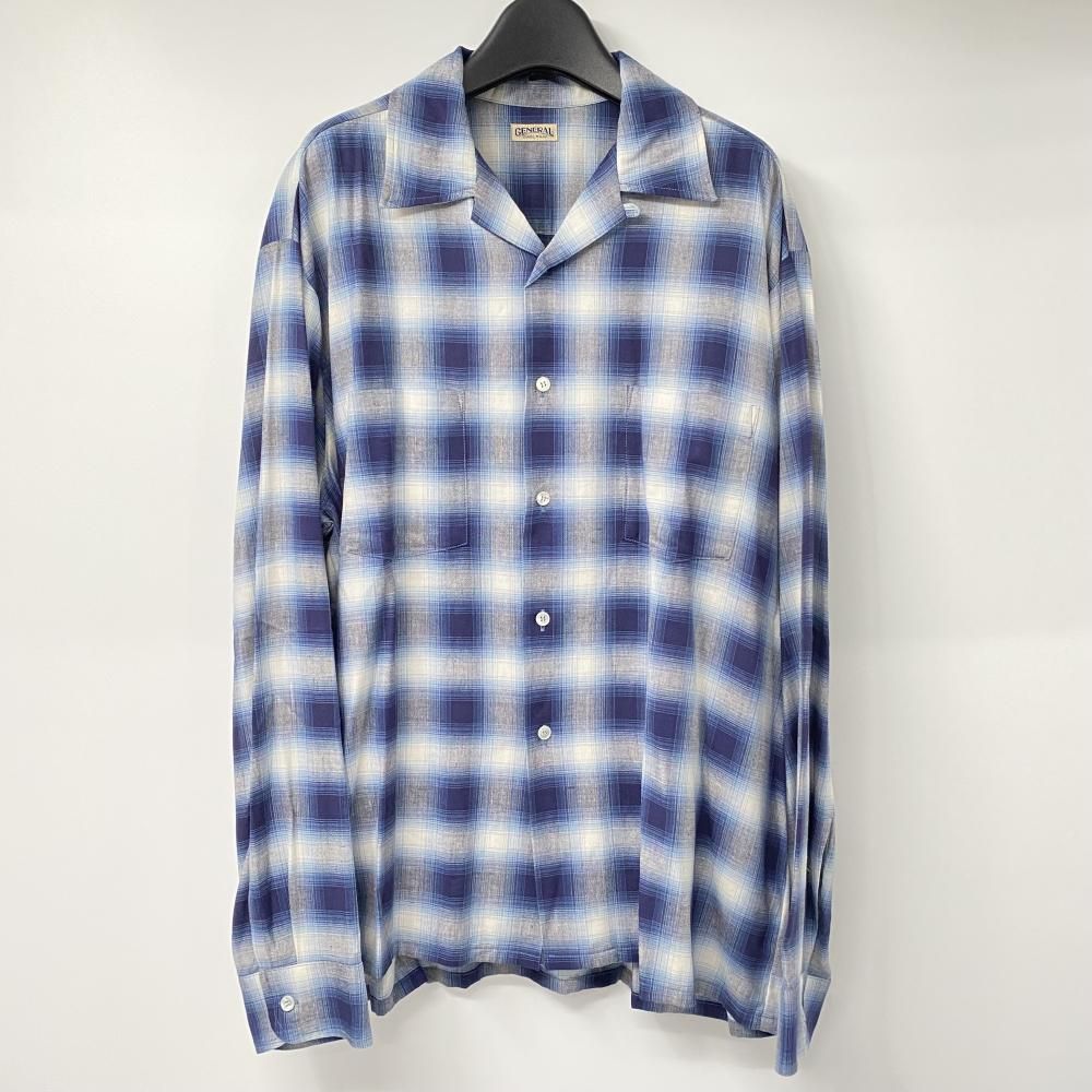 中古】GENERAL by lemontea オンブレチェックレーヨンオープン