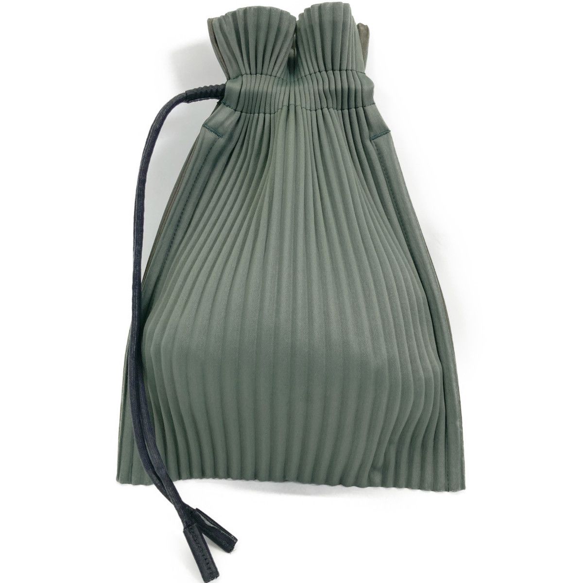 イッセイミヤケプリーツ巾着バッグ ISSEY MIYAKE / イッセイミヤケ