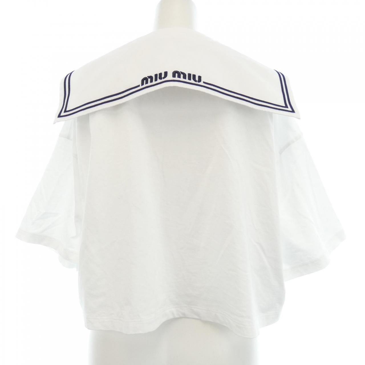 ミュウミュウ MIU ロゴ MJN 460 S 231 11 EC Tシャツ