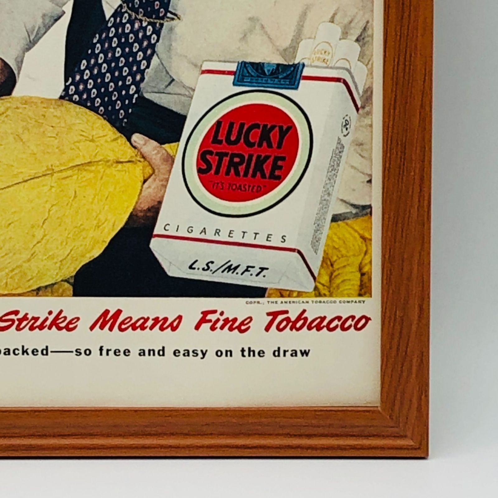 1987年ラッキーストライク販促看板 Amazon.co.jp: TarSign ラッキーストライク たばこ ビンテージ