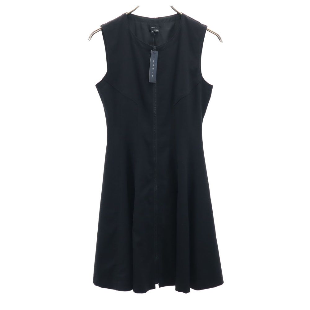 Theory ノースリーブミニワンピース 00 未使用 セオリー ノースリーブ ミニワンピース 0 ブラック theory