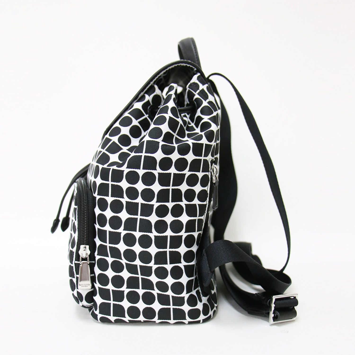 Kate spade ケイトスペード バッグ ブラック ホワイト 黒白 / 24秋冬 