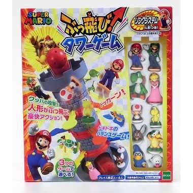【新品・2営業日で発送】エポック社 スーパーマリオ ぶっ飛び タワーゲーム